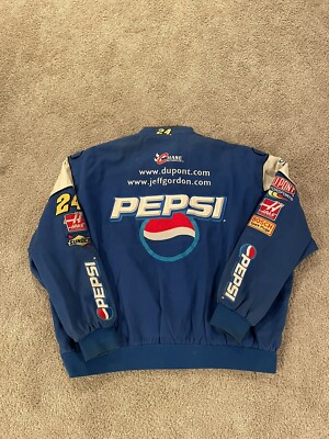 JH Design Pepsiジャケット Rare Vintage JH Design Pepsi Jeff Gordon Jacket NASCAR #24 Men's