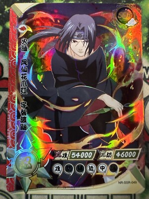 Naruto Kayou CCG Itachi Uchiha SSR 49 TCG NR-SSR-049 NM Fresh Pull