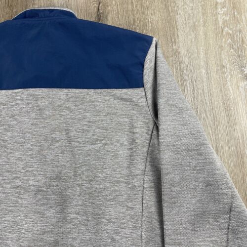 ORVIS Fishing Full Zip Jacket Men’s Large Heather Gray Blue Trim Fleece Lined - Picture 20 of 20