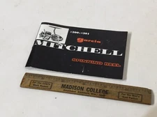 VINTAGE GARCIA MITCHELL SPINNING REEL #300,301 INSTRUCTION MANUAL FINISHING 