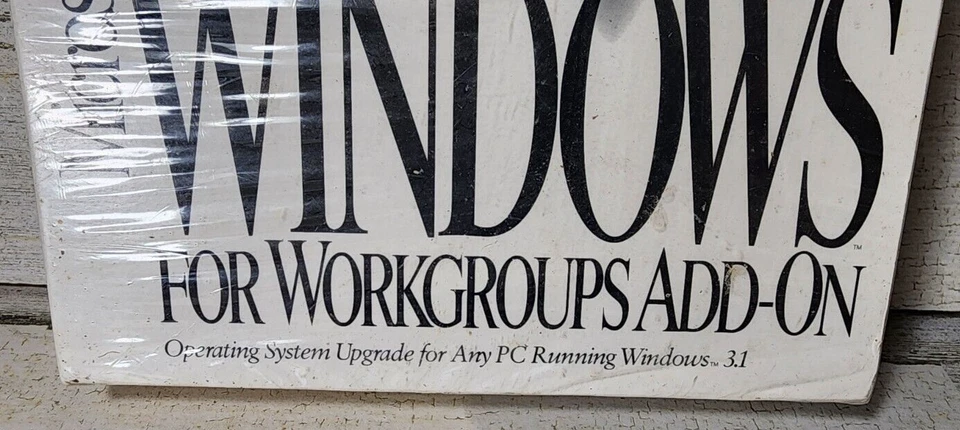 Microsoft Windows For Workgroups Add On Version 3.11 3.5" - Image 4 of 4