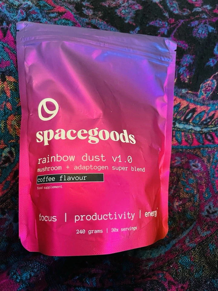 SPACEGOODS Space Goods Rainbow Dust Coffee Flavour Functional Mushroom & Adaptogen Blend