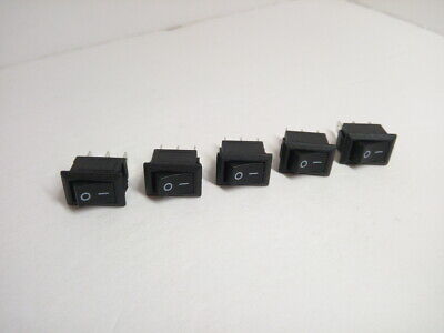 Switch Toggle KCD11 KCD1-11 250V 3A On Off Black 2 Positions Switch 