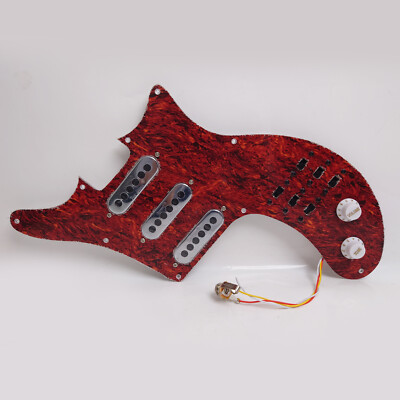 Guitar Prewired Pickguard SSS Burns Tri sonic Single Alnico Pickup For Brian May