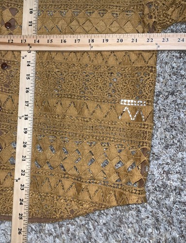 La Maise Studio Anthropologie Kimaya Buttondown Top Womens XL Honey Button NEW - Picture 7 of 20