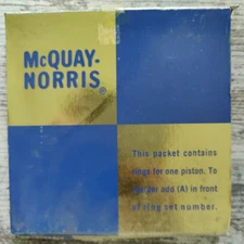 McQuay Norris 1571 STD Single Cylinder Piston Ring Set for 1959-65 Chrysler 413