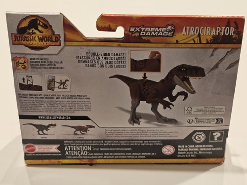 Jurassic World Toy Extreme Damage Atrociraptor Dino Actionfigur NEU - Bild 4 von 5