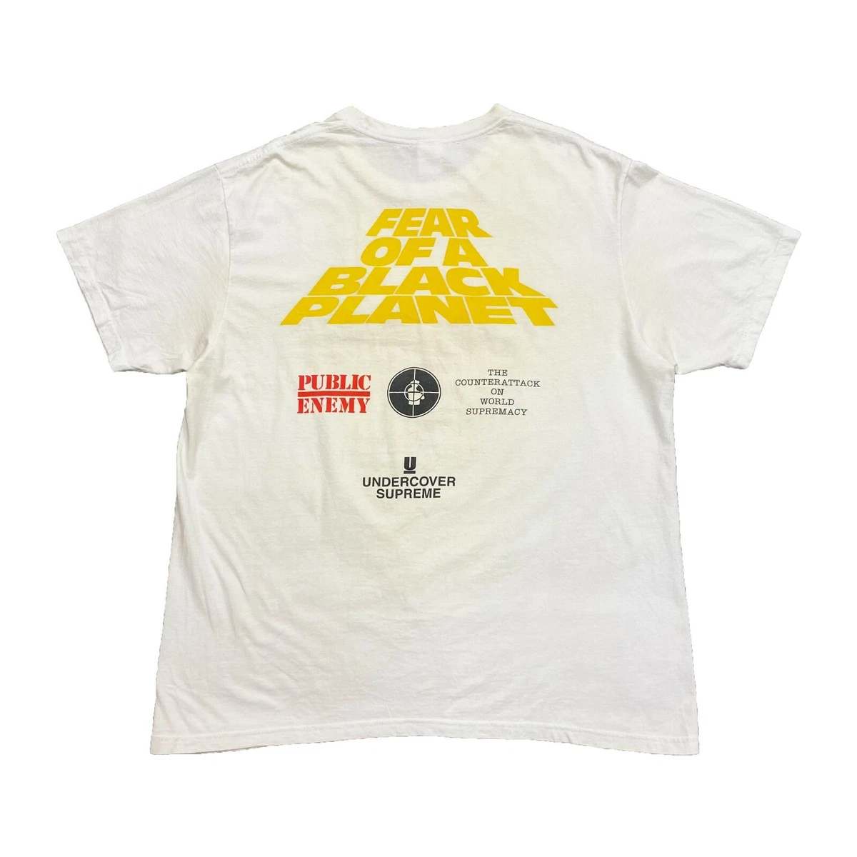 Supreme Undercover Public Enemy White House Tshirt | Designer Music White XL