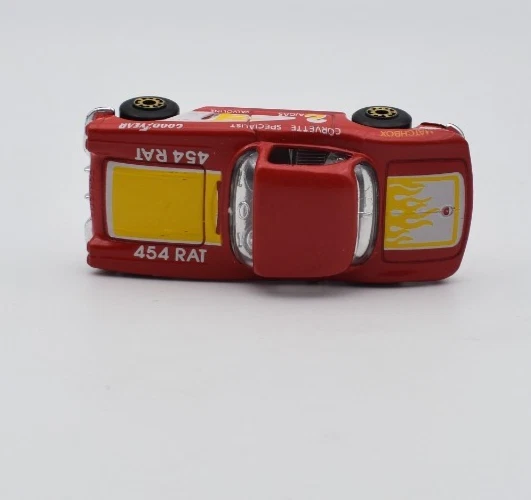 Matchbox Superfast MB71 Chevy Chevrolet Corvette 1962 rosso, 454 RAT. Base... - Immagine 3 di 4