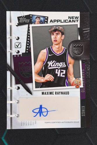 2025-26 Topps Maxime Raynaud New Applicants Autographs Auto Rookie RC #NA-MR