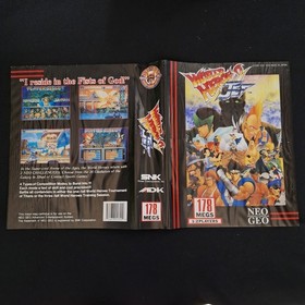 World Heroes Jet - NEO GEO AES - Dog Tag - US Version - SNK