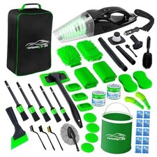 Car Detailing Kit Interior Cleaner, Car Cleaning Kit, Car Vacuum Car 47PCS