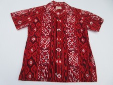 Vintage 60s 70s Red Royal Hawaiian Shirt