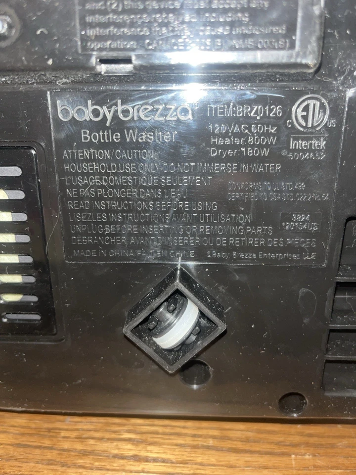 Baby Brezza Pro Lavadora de Biberón Esterilizador Secadora BRZ0103 Completa Limpieza Probada Usada en Excelente Condición Foto 2 de 3