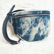 Kate Spade Women Bag Rare Extreme Jackson Tye Dye Denim Body Limited Edition VHT