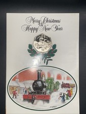 1984 Isle of Man Christmas 50p Coin – Steam Train – In Original Card with COA
