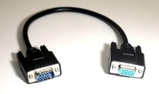 1FT Monitor Extension Cable VGA HD15 Male to Female Black
