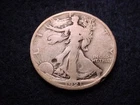 1921-D WALKING LIBERTY HALF VERY GOOD KEY DATE COIN!!!    #21