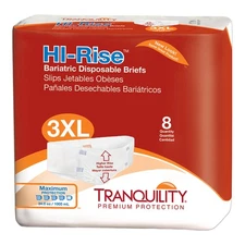 Tranquility Incontinence Brief Bariatric 2192 Maximum 8 Ct