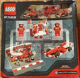 LEGO Racers M. Schumacher & R. Barrichello 8389 In 2004 New Retired