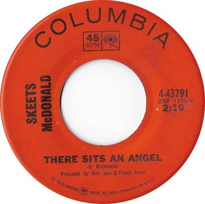 Skeets McDonald - re Sits An Angel - Used Vinyl Record 7 - C8100z