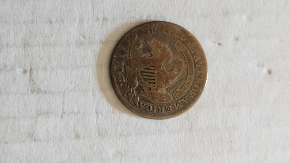 1833 Capped Bust Dime, Very Fine Condition, But You Be the Judge.      221 - Image 2 of 2