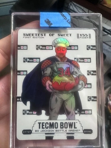 Bo Jackson Battle Arena Tecmo - Sweetest of Sweet Walter Payton Sore Thumb SP