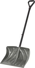 20" Combination Snow Shovel/Pusher, Grey/Black