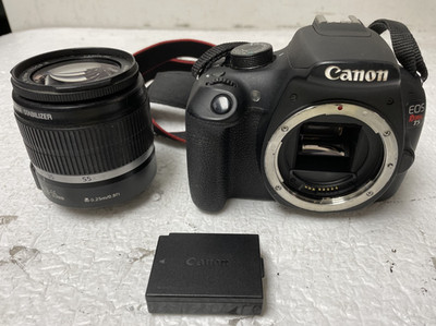 Canon EOS Rebel T5 Digital DSLR 18.0MP Camera Body w/ EFS 18-55mm Lens For Parts