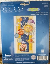 Janlynn Designs For The Needle Counted Cross Stitch “Celestial” #023-0260 NEW
