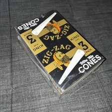 Zig-Zag King Pre Rolled Cones Ultra Thin - (24-Pack) 3 Cones Per Pack 11/4 Cones