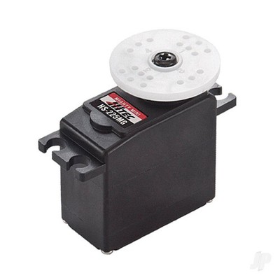 Hitec HS225MG. Mighty Mini, Metallgetriebe Servo. 4,8 - 6 Volt. 3,9 - 4,8Kg Drehmoment