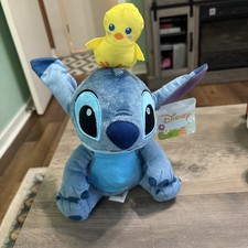 Disney Lilo  Stitch w/ Easter Chick 10" Plush Stuffed Animal NWT Just Play