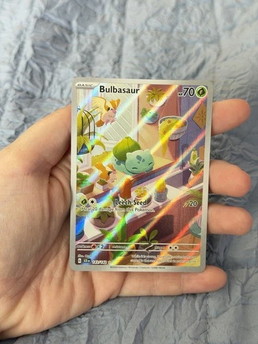 New ListingPokemon TCG Stellar Crown Holo Bulbasaur IR 143/142 Sv07