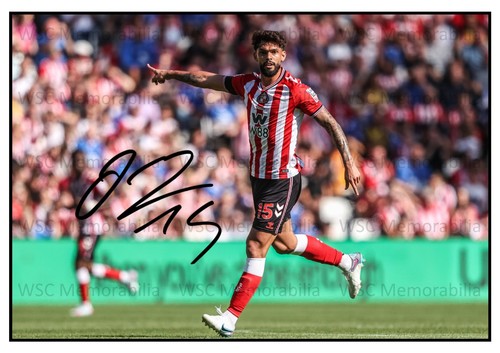 12101. Omar Alderete Signed Pictures (A4 Prints) Sunderland Paraguay Getafe etc.
