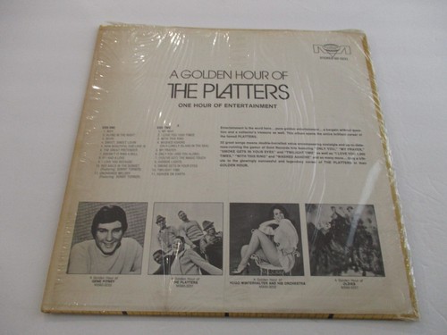 A Golden Hour Of The Platters Vinyl LP 1975 One Hour Of Entertainment 22 Tracks - Picture 2 of 4