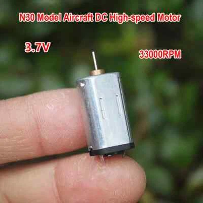 MARKENLOS 1PC N20 N30 Mini Motor DC 3V 3.7V 33000RPM High Speed Strong Magnetic RC Model