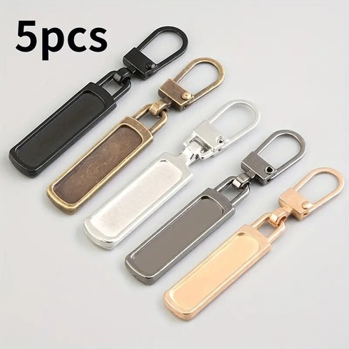 Metall Zip Slide Puller Instant Clip On Ersatz für defekten Zip Kopf - Bild 10 von 10