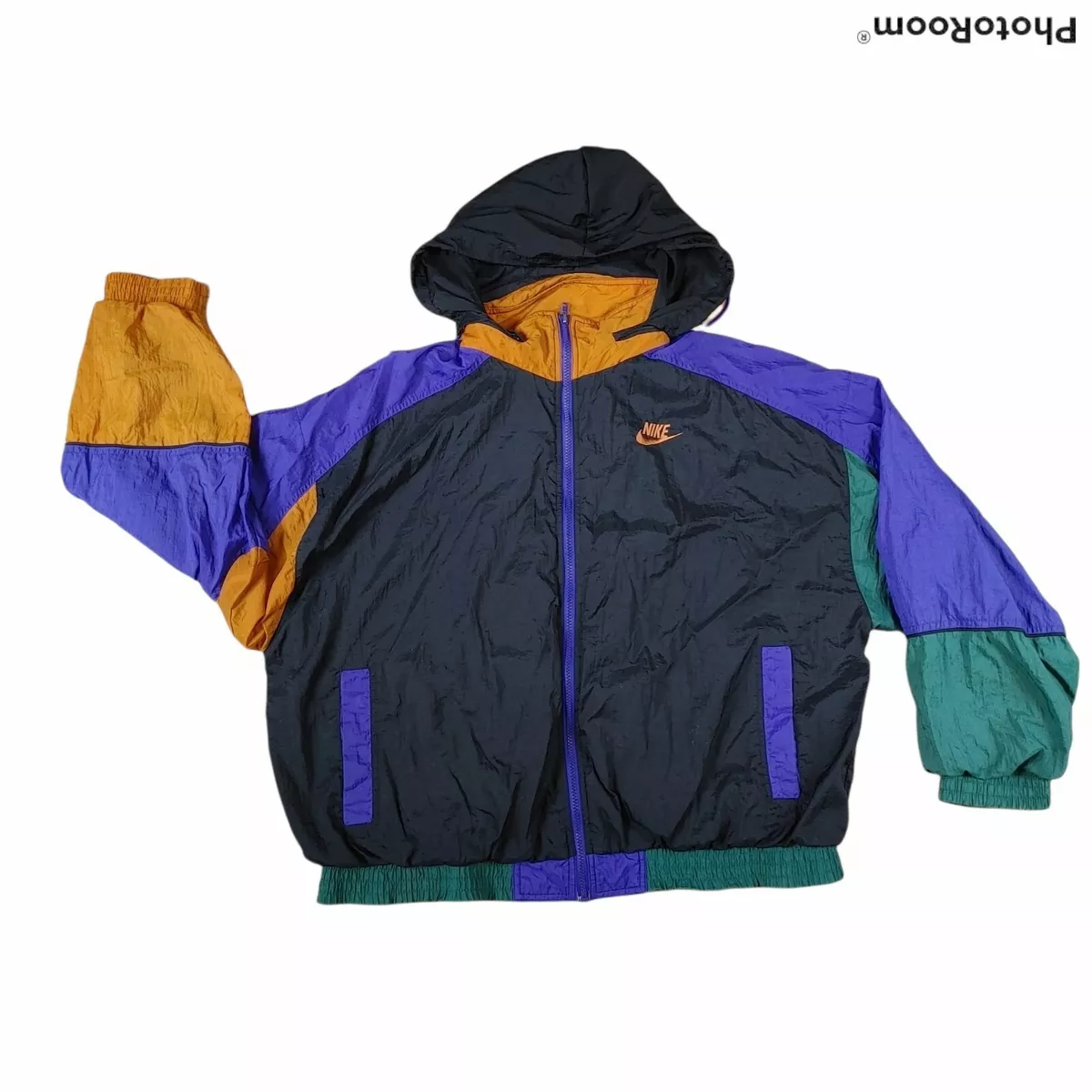 Vintage Nike Champs Color Block Windbreaker Jacket Sean