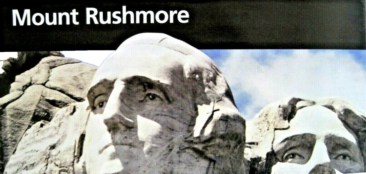 Mount Rushmore National Memorial SD National Park Service Unigrid Brochure Map