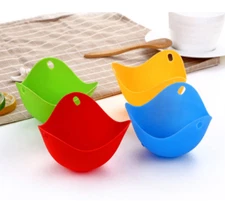 4pcs Kitchen Silicone Molds Cook Tools Pancake Cookware Steam Eggs Plate Tray 