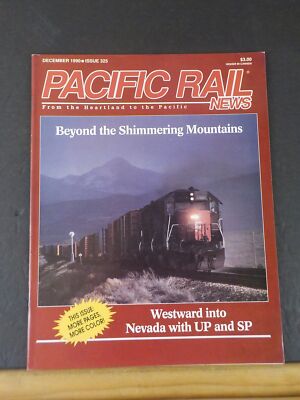 Pacific Rail News #325 1990 Dezember westwärts nach Nevada mit UP und SP