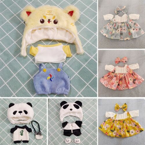Cute Doll T-shirt Clothes Dolls Toys Accessories  20cm Cotton Doll - Foto 1 di 21