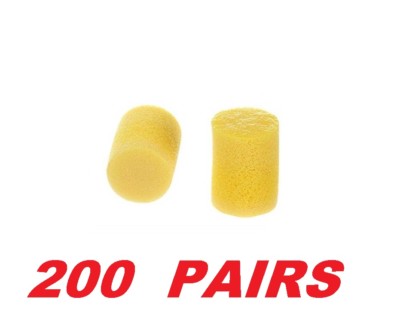 3M EAR Classic Earplugs 310-1001 Comfortable Noise Reduction Ear Plugs 200 Pairs