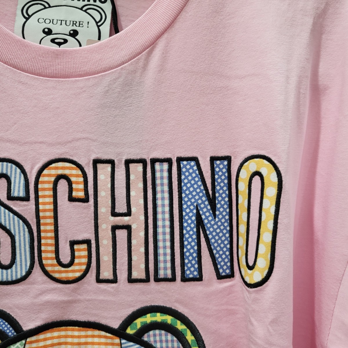 Moschino Teddy Bear Pink cotton t-shirt Size M | eBay