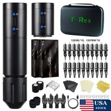 T-Rex tattoo machine, professional wireless tattoo machine kit 3.5mm stroke USA