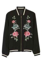 Show Me Your Mumu Reversible Floral Bomber Ja...