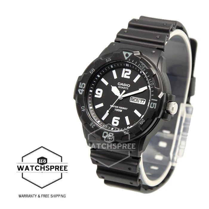 Casio Diver Look Analog Watch MRW200H-1B2 MRW-200H-1B2 AU FAST & FREE - image 2 of 2