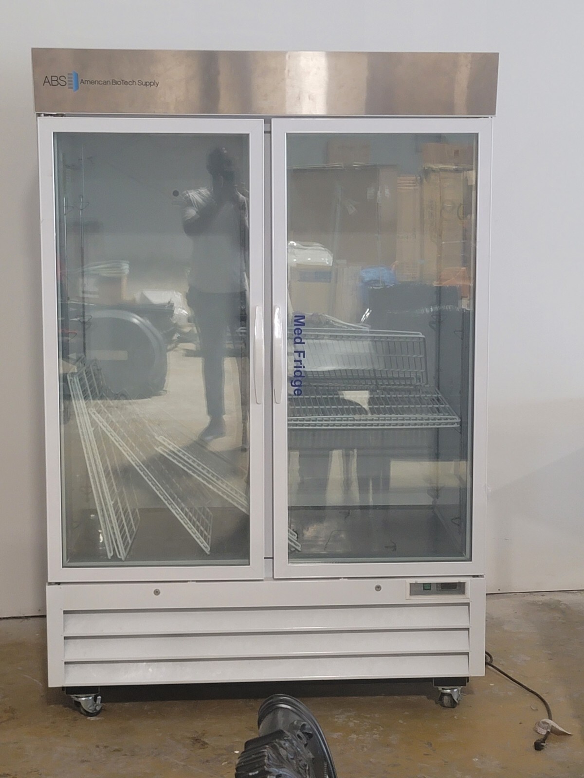 ABS Med Fridge – American Biotech Supply Double Door Laboratory Refrigerator