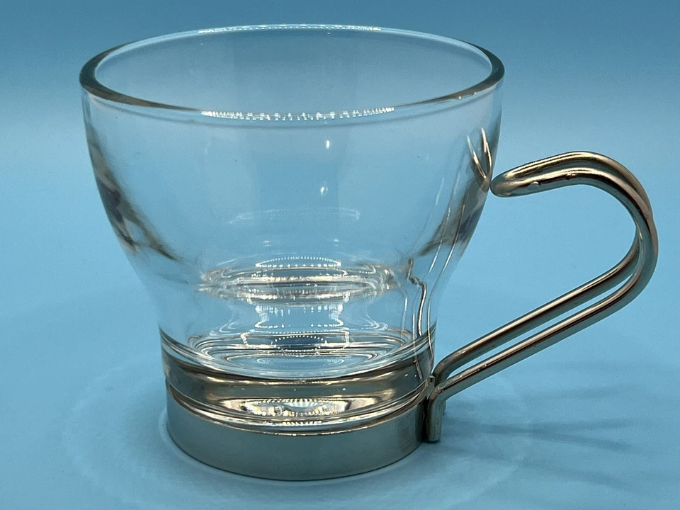 Covetro 4 xícaras de café expresso/demitasse copos italianos finos Bormioli Rocco Casa em excelente estado usado - Imagem 2 de 4